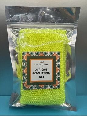 Cee Cee's Closet African Exfoliating Net - Neon Yellow